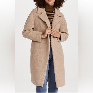 Harris Wharf London Dropped Shoulder Teddy Coat